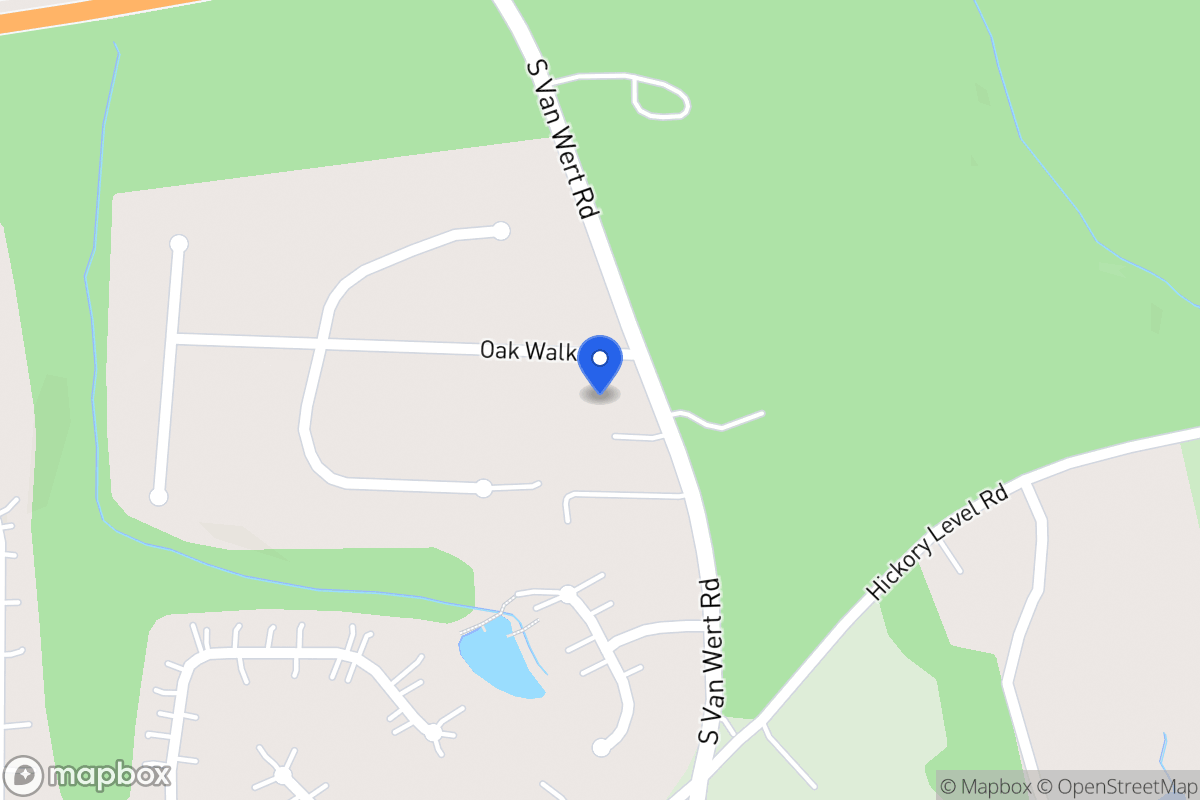 Map of 12 Oak Walk