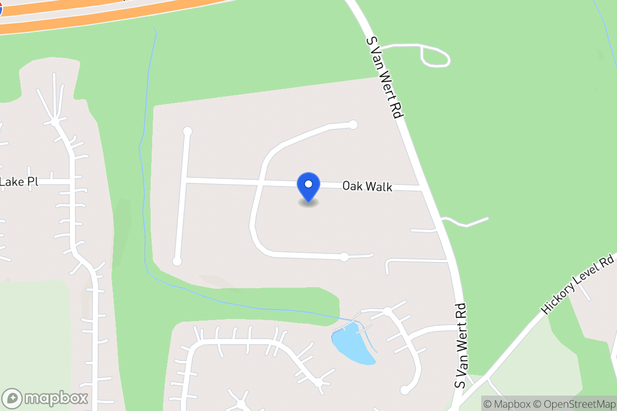 Map of 72 Oak Walk
