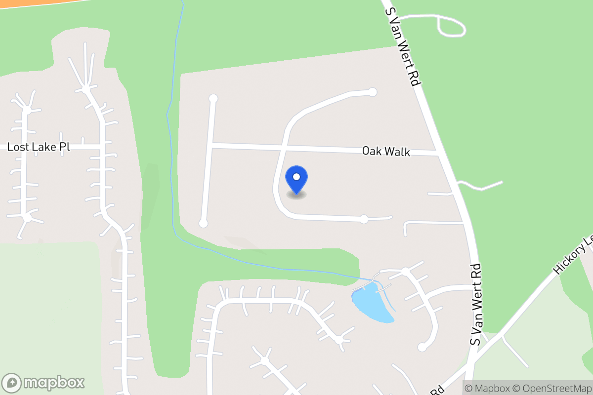 Map of 34 Hickory Gln
