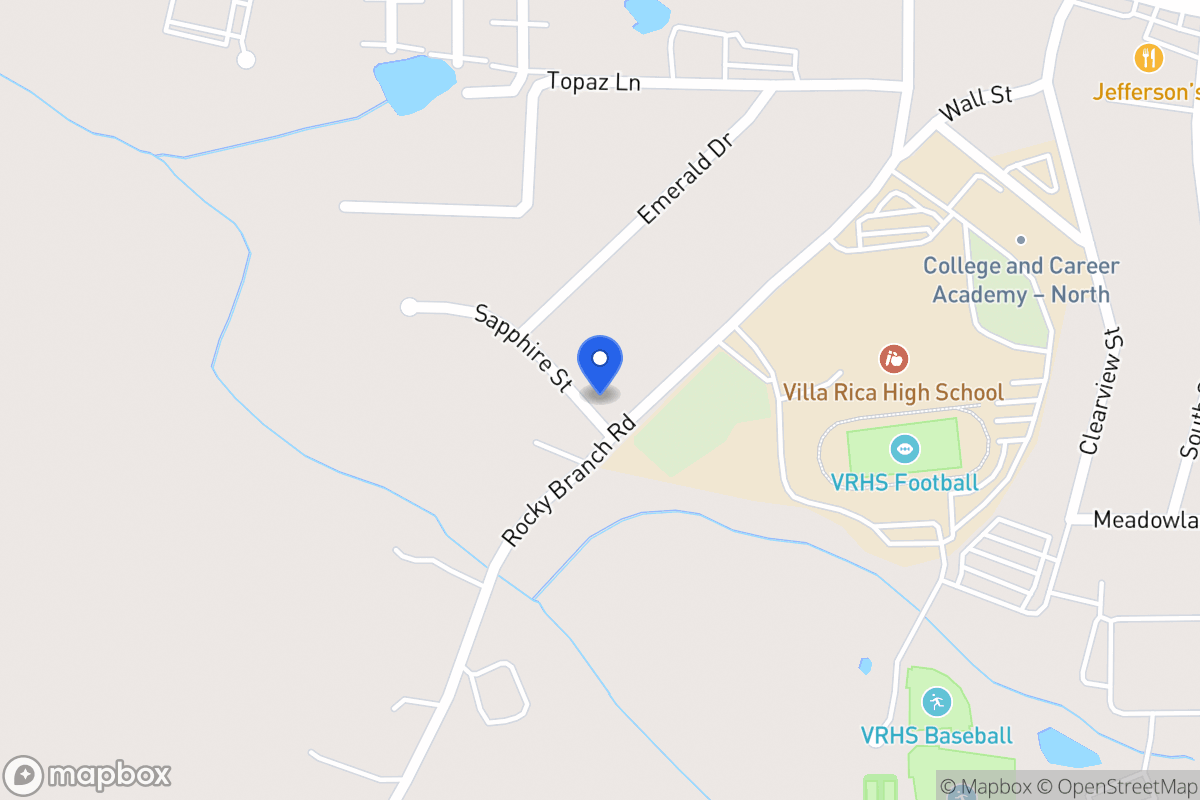 Map of 655 Rocky Branch Rd