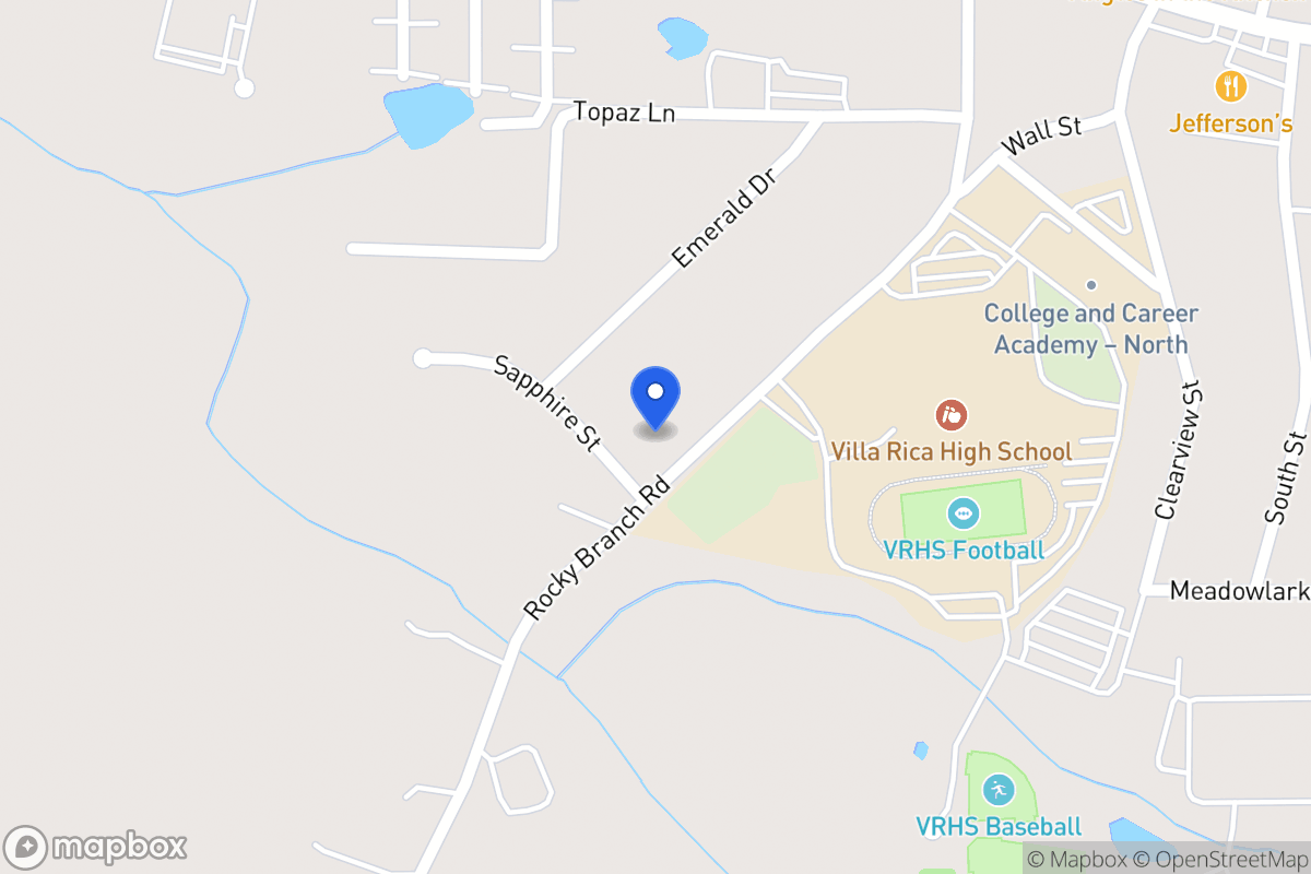 Map of 651 Rocky Branch Rd