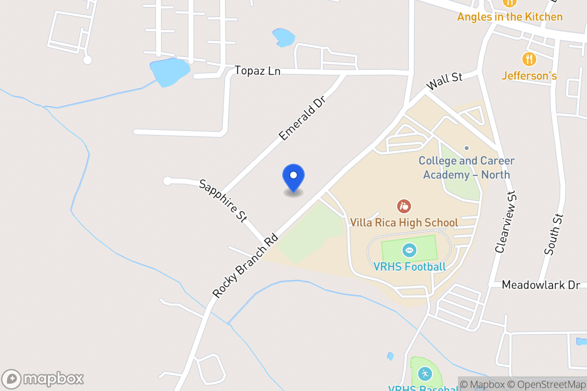 Map of 643 Rocky Branch Rd
