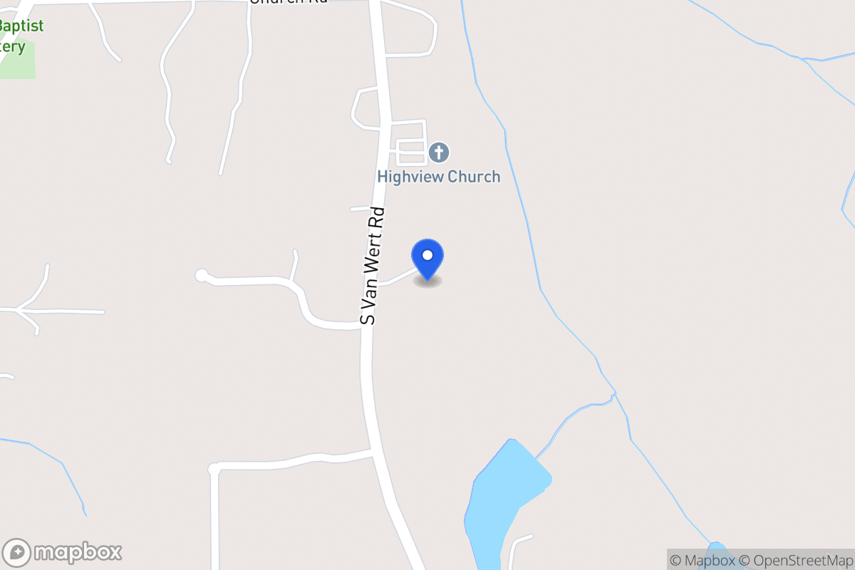 Map of 1210 S Van Wert Rd