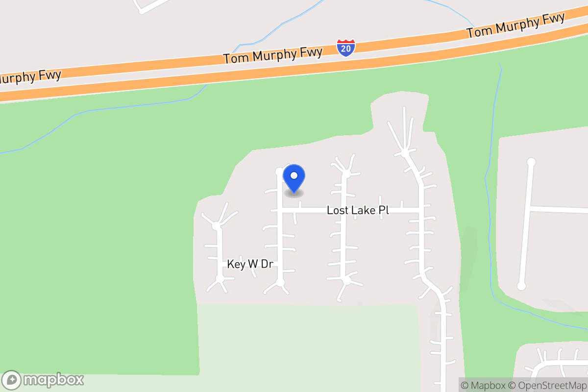 Map of 331 Lost Lake Pl