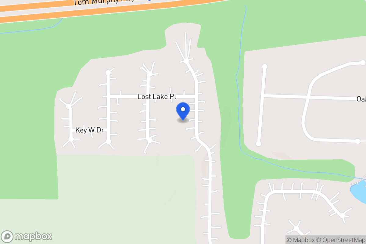 Map of 250 Lost Lake Trl