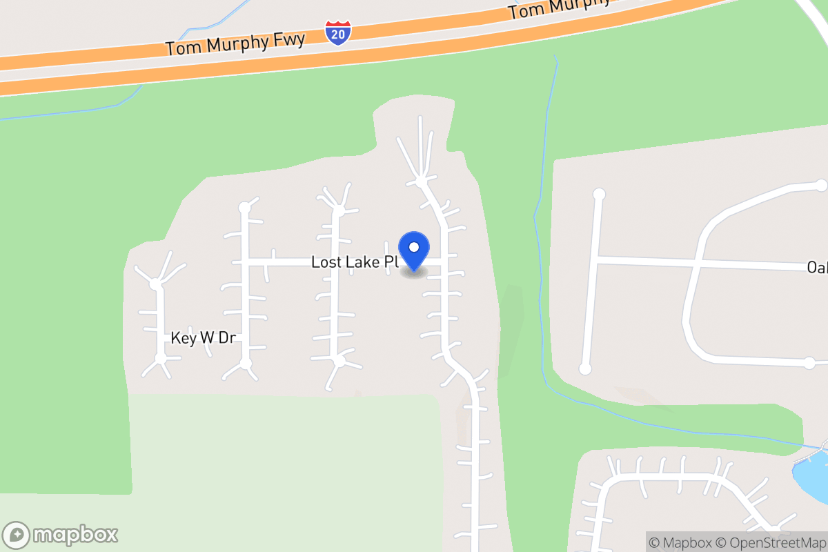 Map of 262 Lost Lake Trl