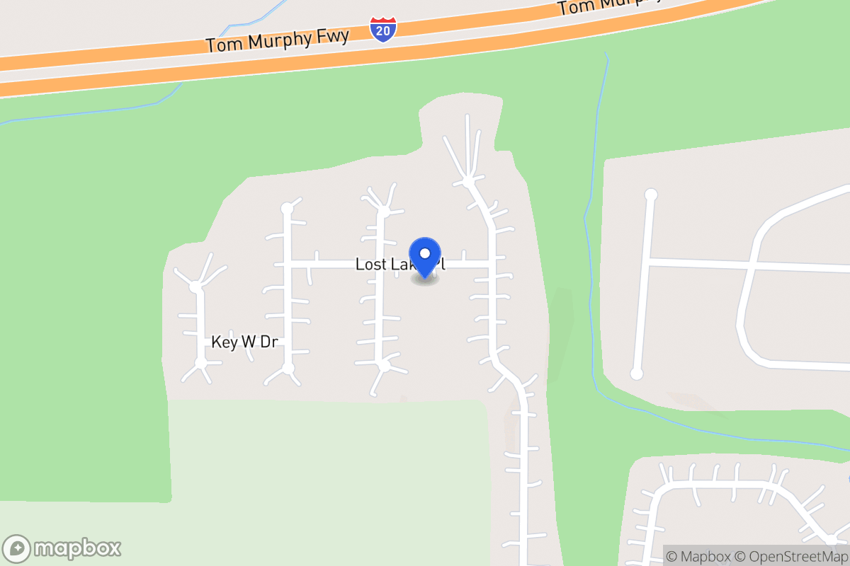 Map of 306 Lost Lake Pl