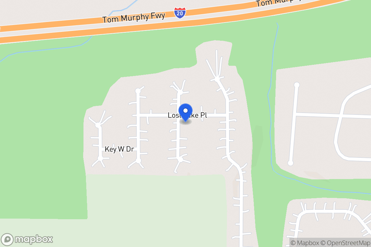 Map of 314 Lost Lake Pl