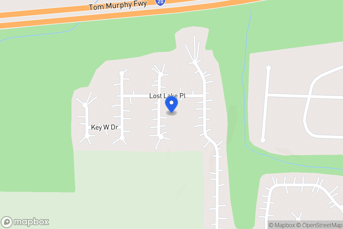 Map of 510 S Lost Lake Cv