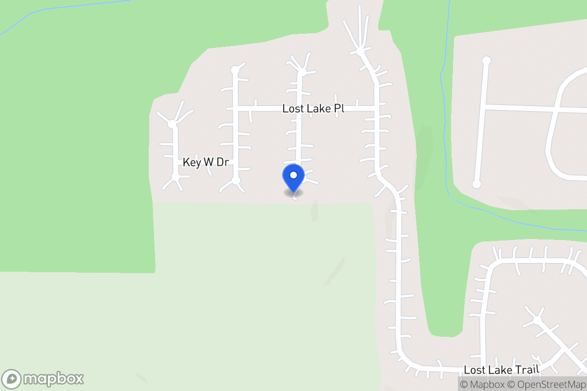 Map of 531 S Lost Lake Cv