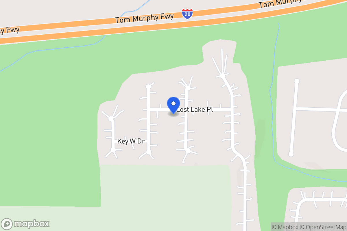 Map of 501 S Lost Lake Cv