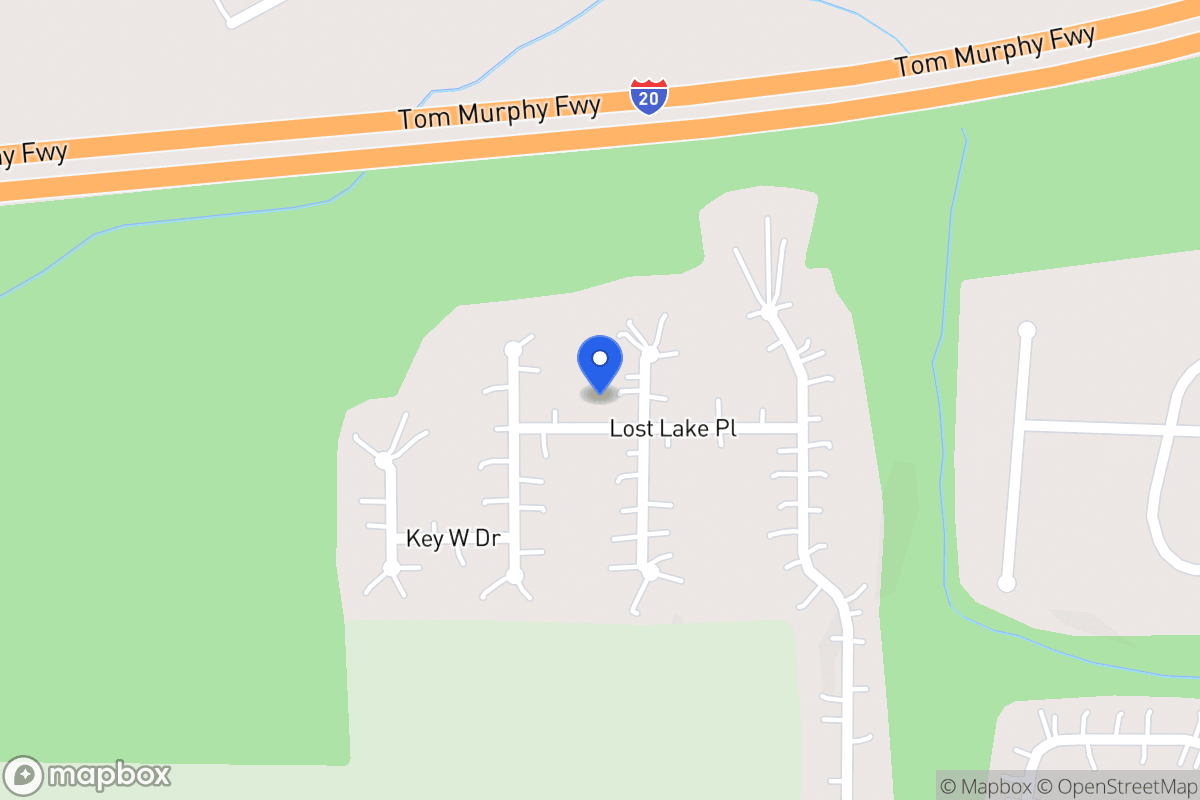 Map of 400 N Lost Lake Cv