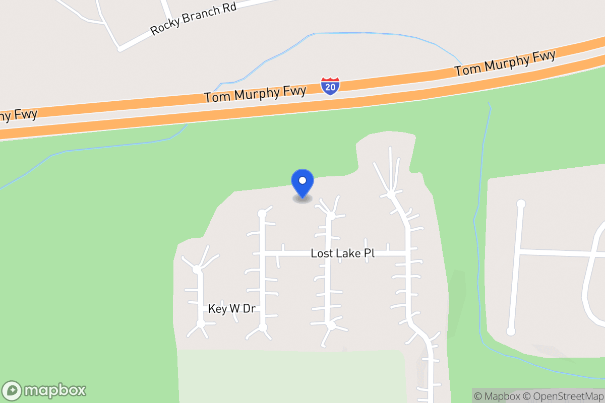 Map of 412 N Lost Lake Cv