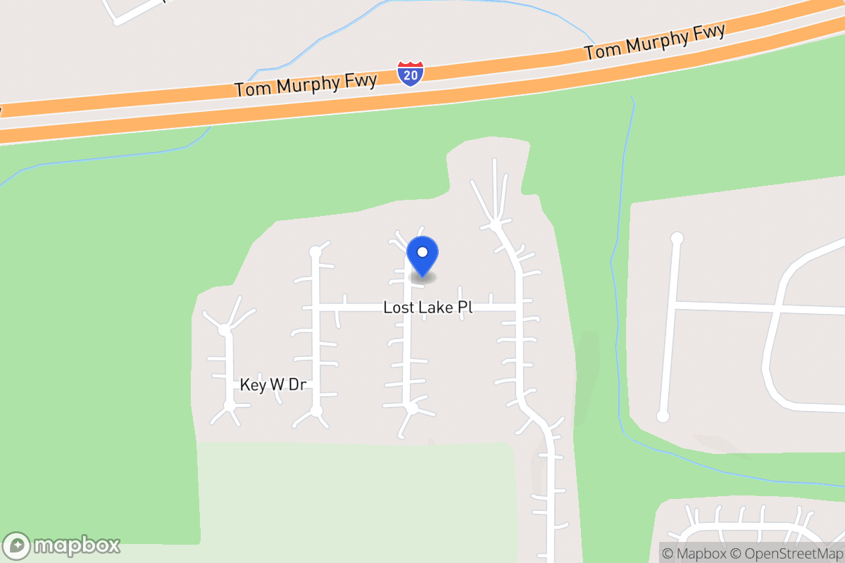 Map of 401 N Lost Lake Cv