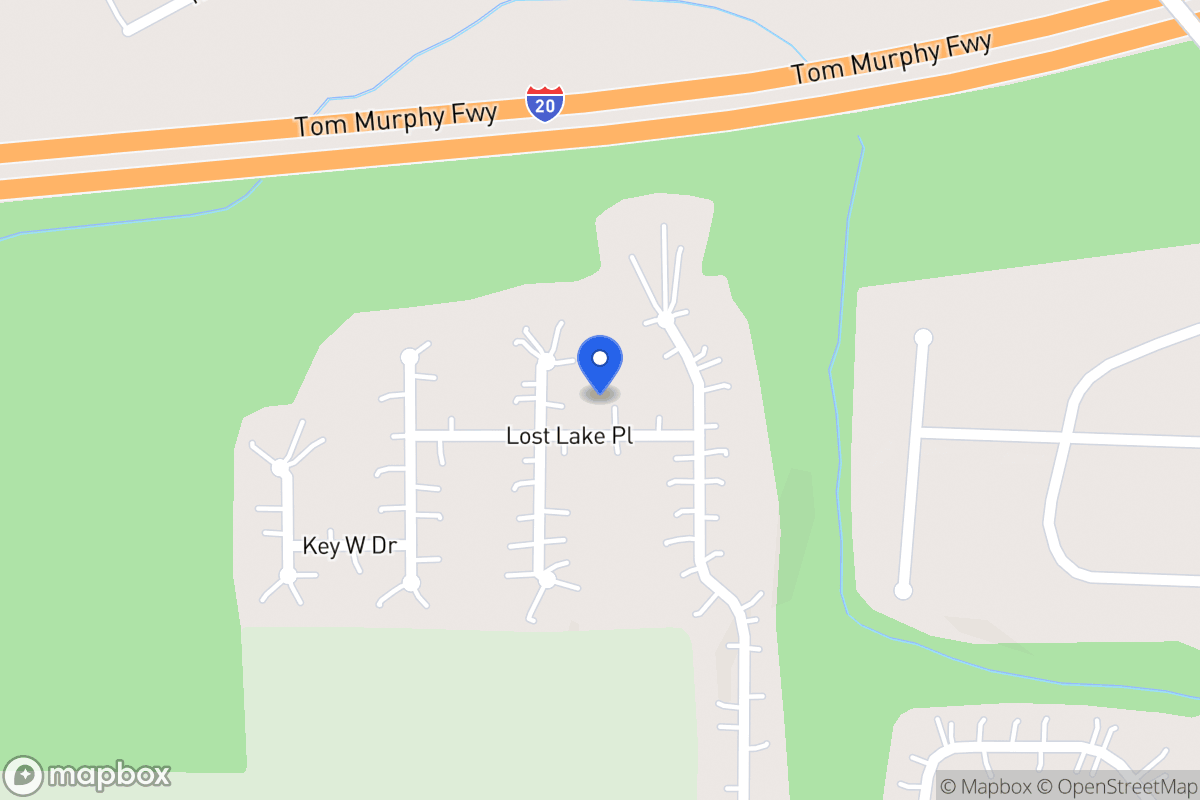 Map of 307 Lost Lake Pl