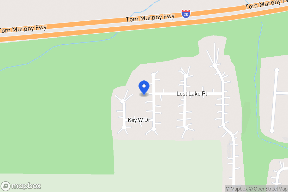 Map of 628 Skyline Dr