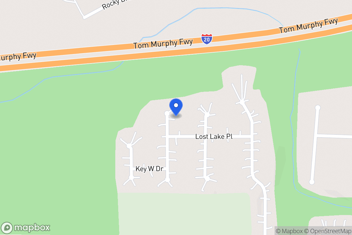 Map of 607 Skyline Dr