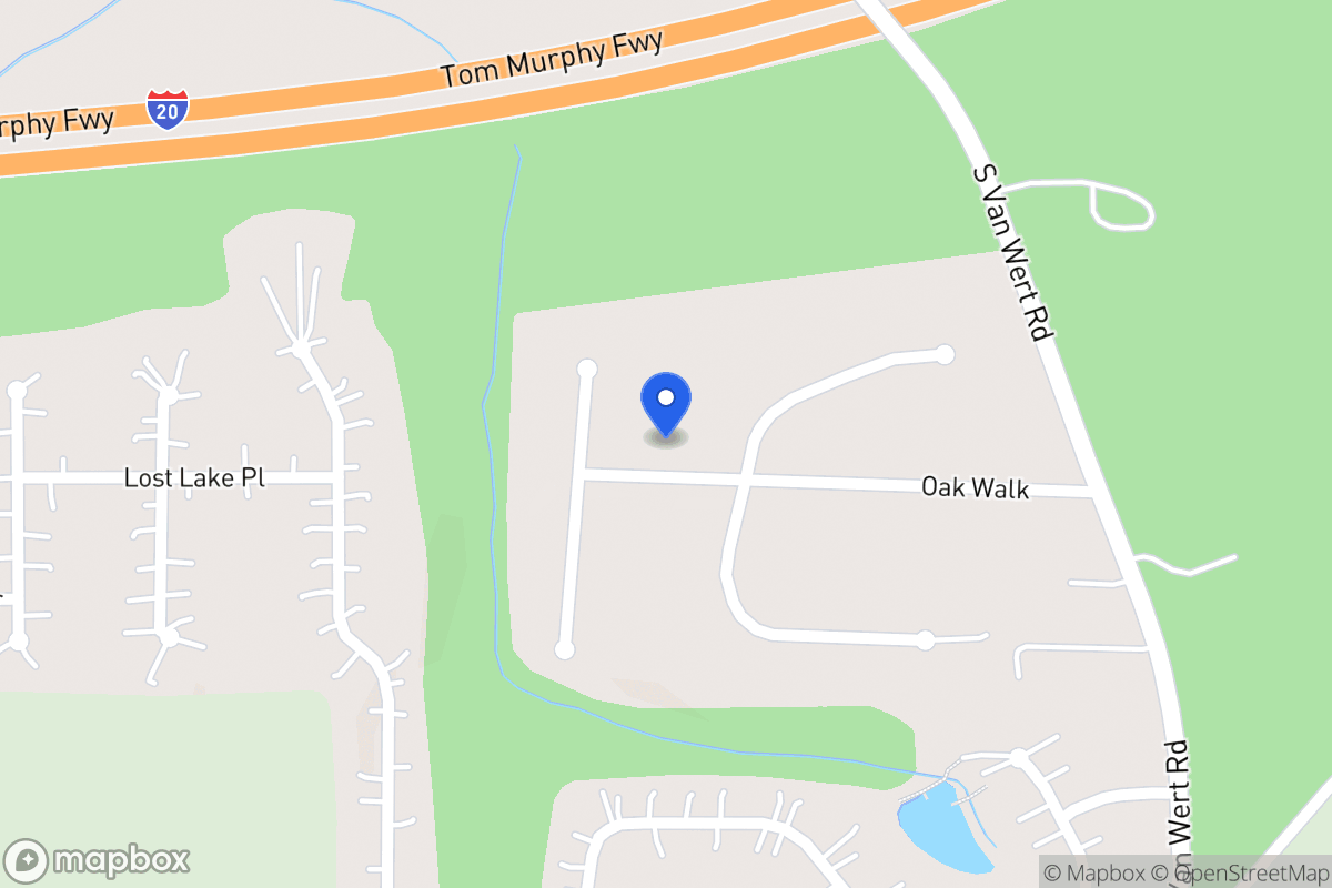 Map of 113 Oak Walk