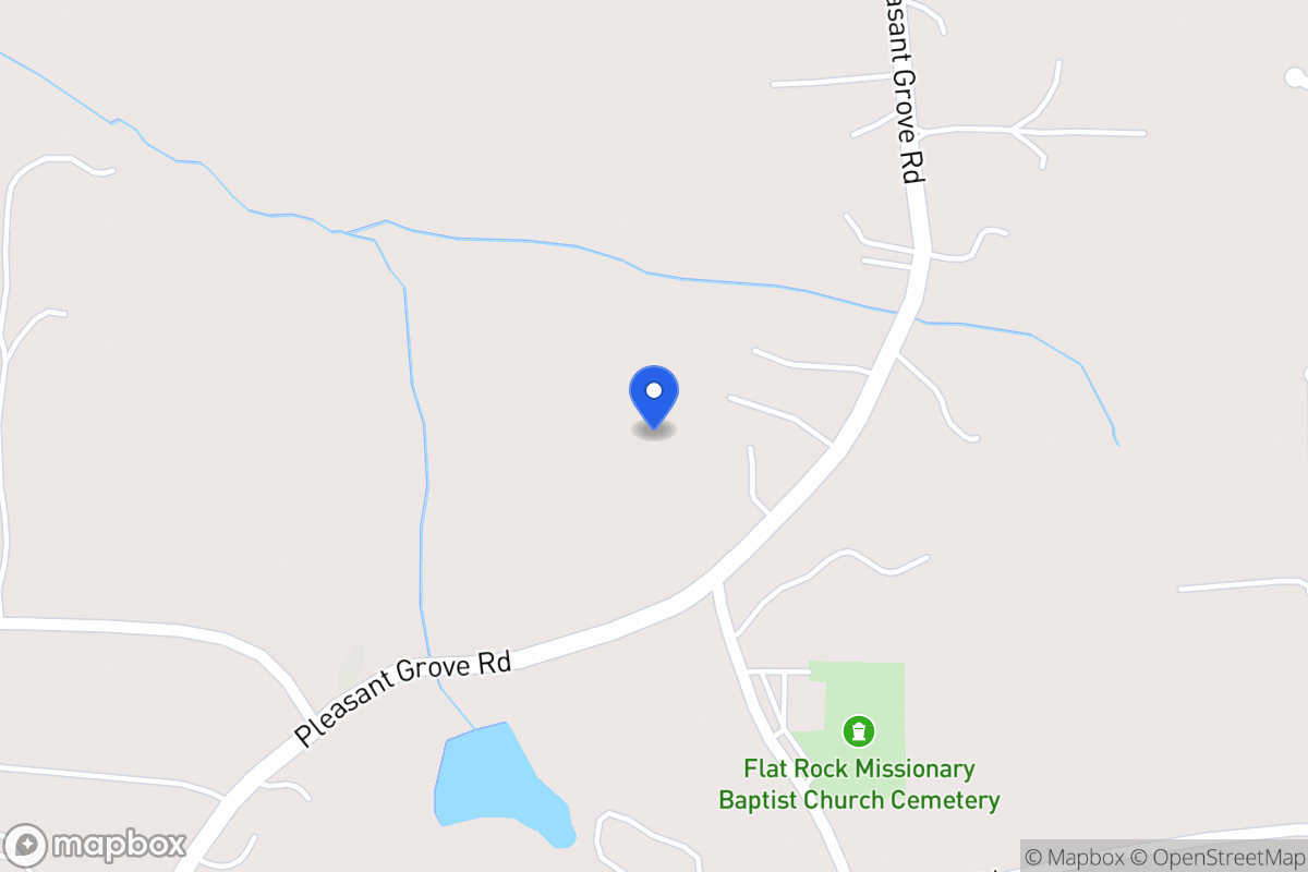 Map of 1493 Pleasant Grove Church Rd