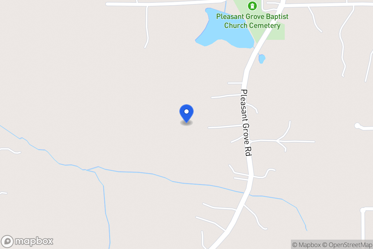 Map of 1235 Pleasant Grove Church Rd