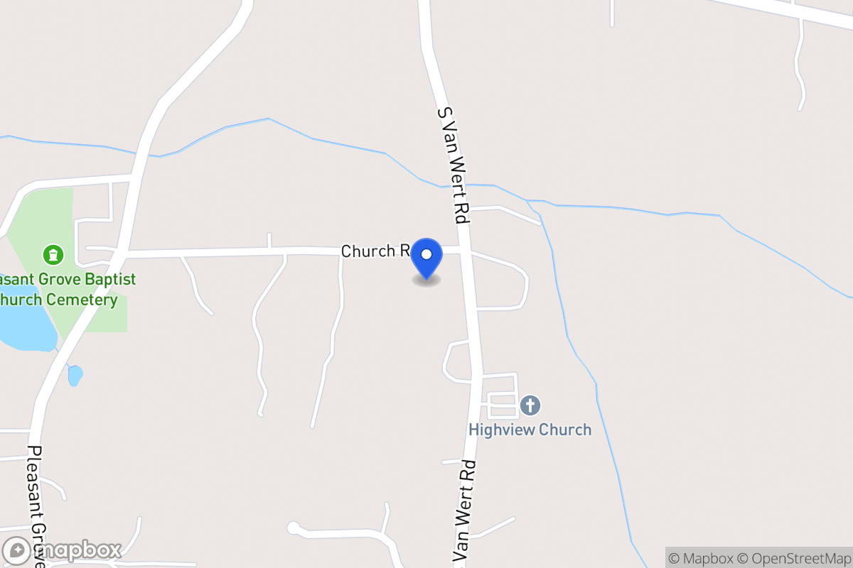 Map of 903 S Van Wert Rd