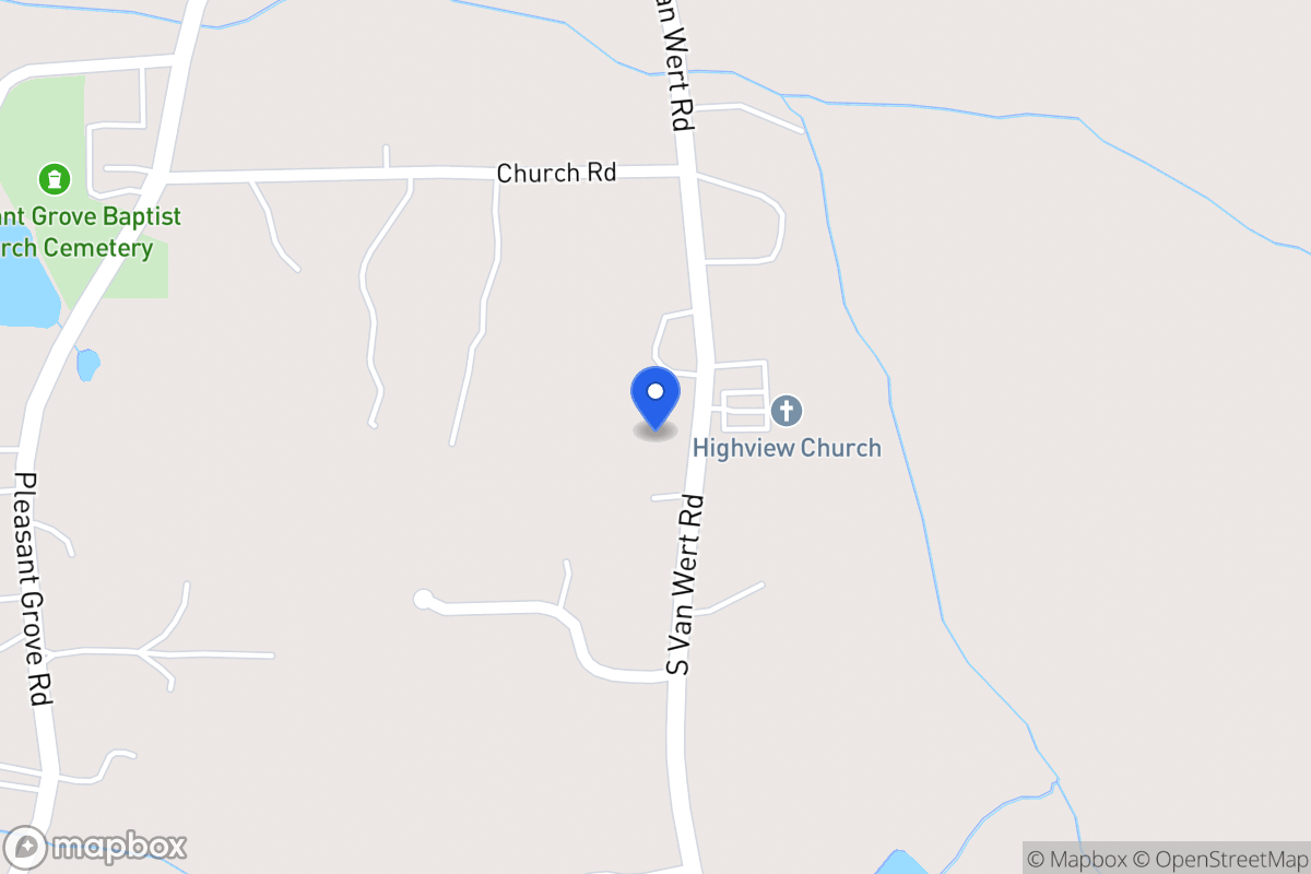 Map of 1193 S Van Wert Rd