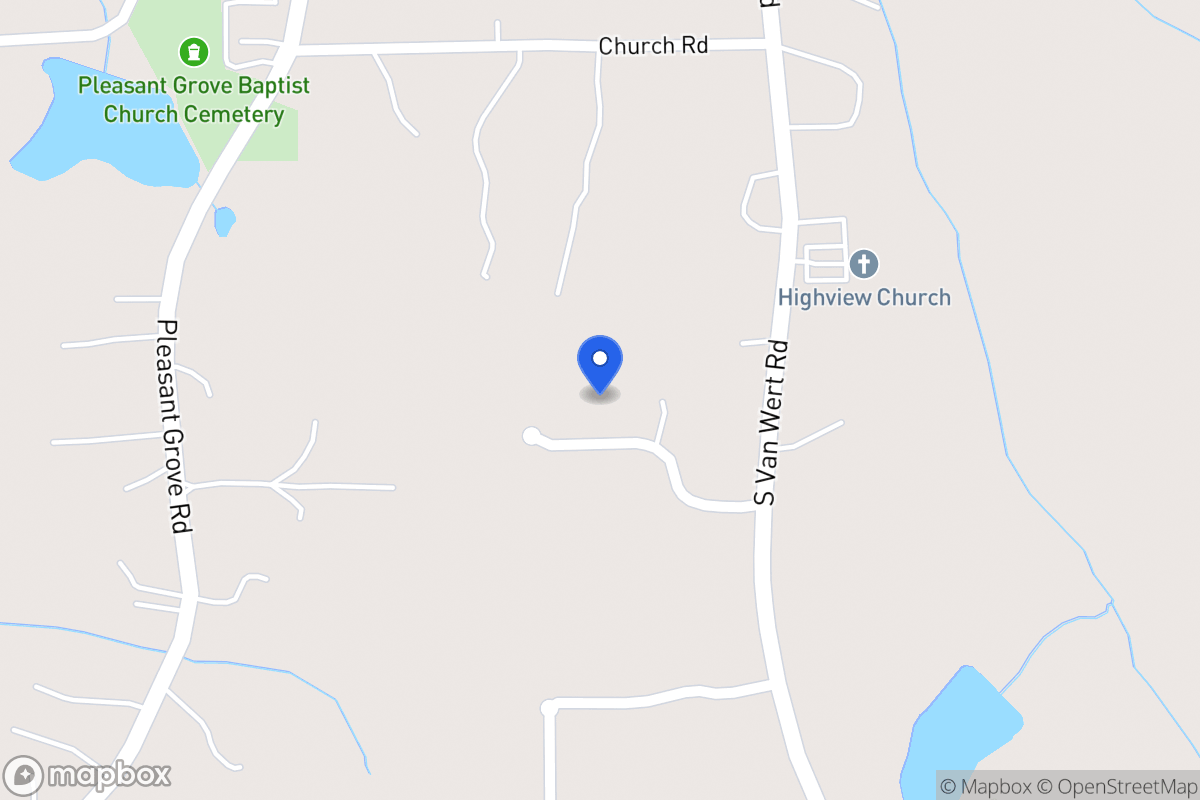 Map of 117 Spring Haven Ct