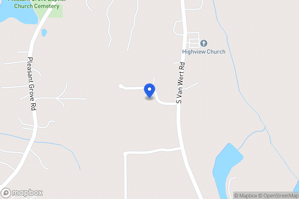 Map of 110 Spring Haven Ct