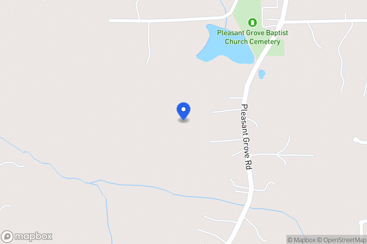 Map of 1115 Pleasant Grove Church Rd