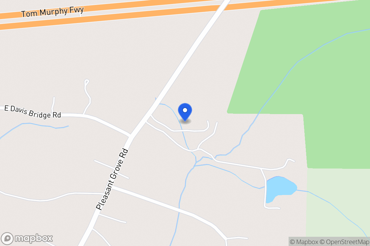 Map of 2290 Pleasant Grove Church Rd