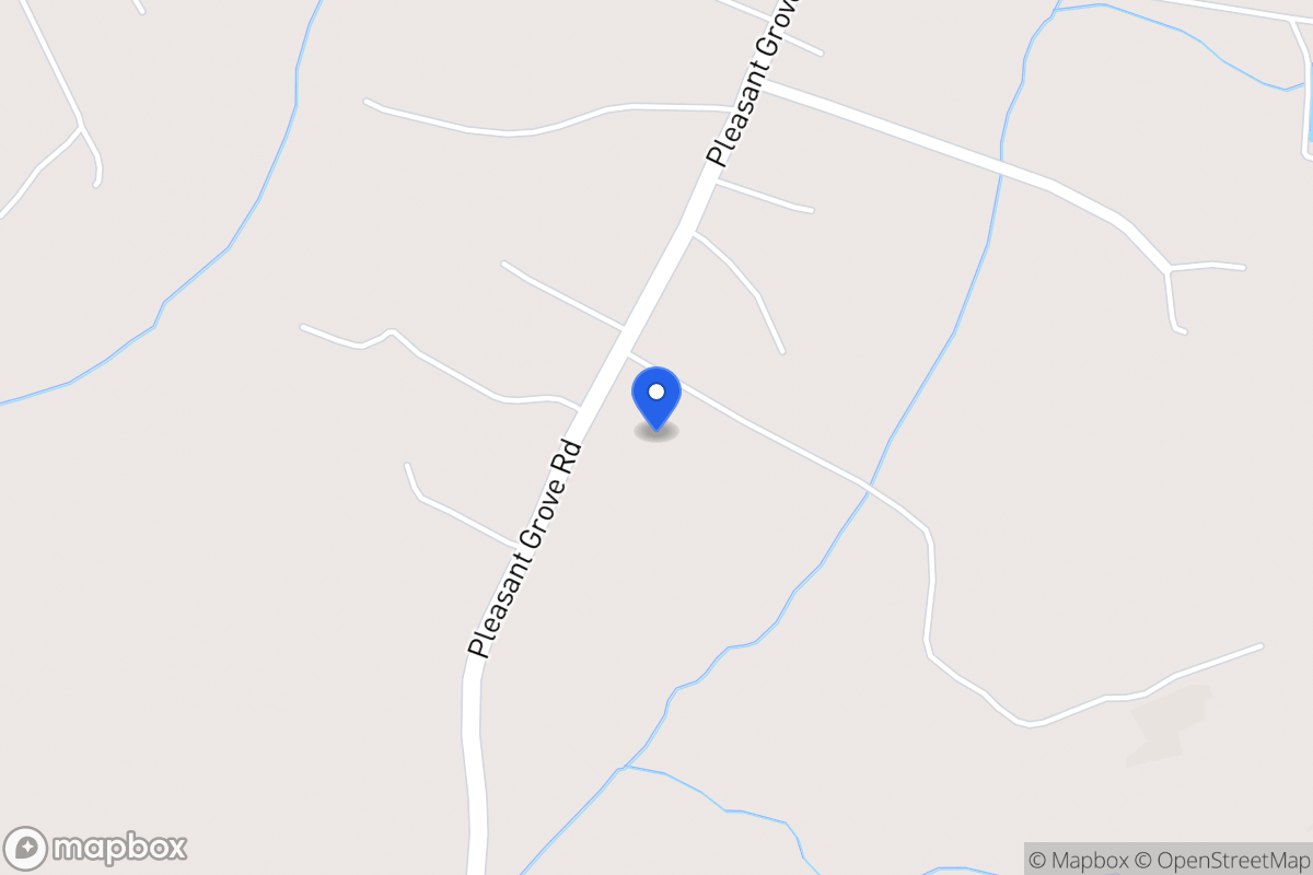 Map of 2442 Pleasant Grove Church Rd