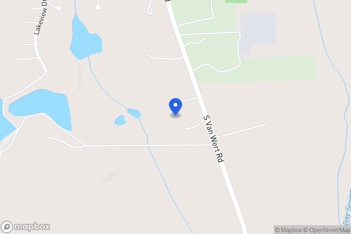 Map of 2367 S Van Wert Rd
