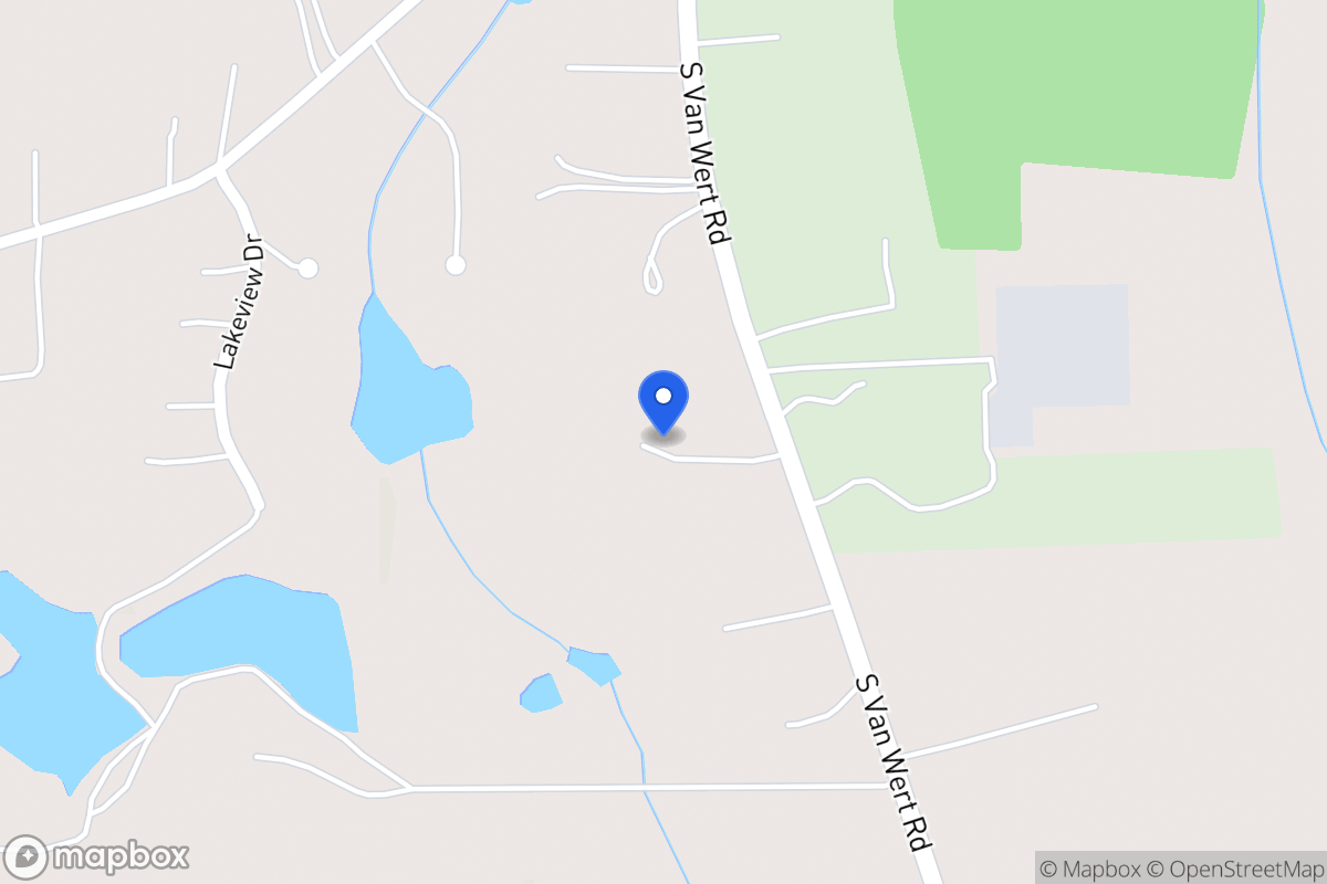 Map of 2301 S Van Wert Rd