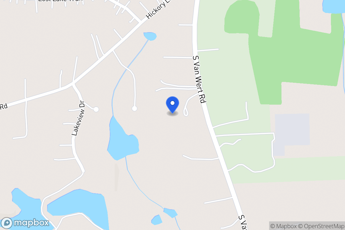 Map of 2229 S Van Wert Rd