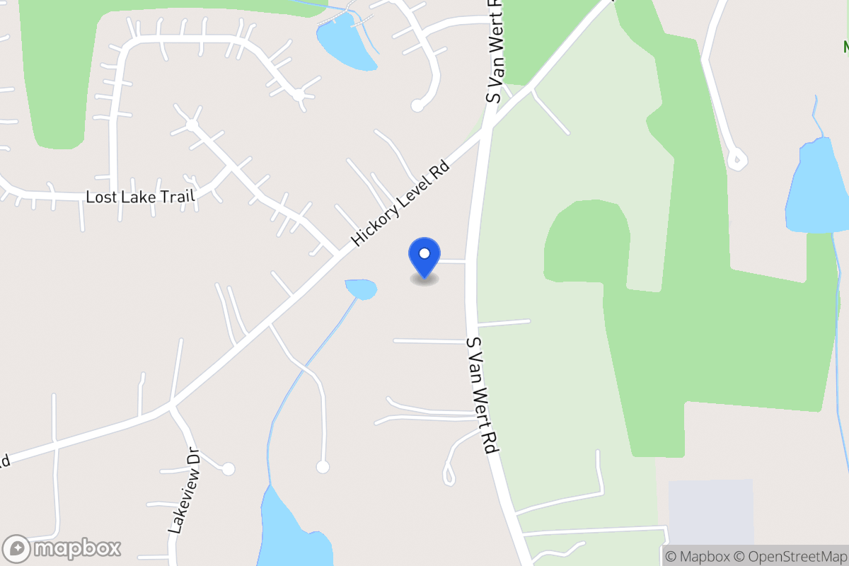 Map of 2155 S Van Wert Rd