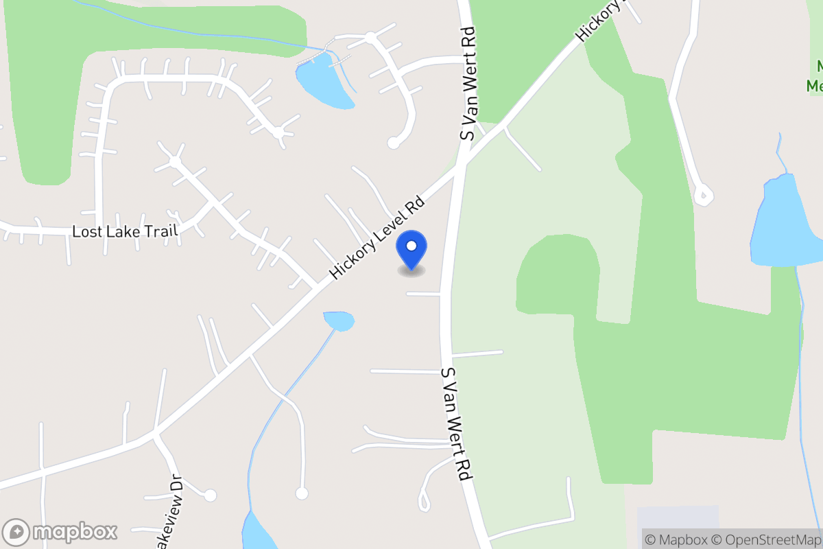 Map of 2137 S Van Wert Rd