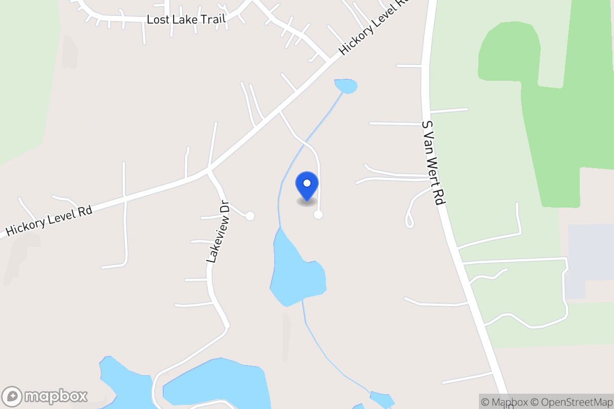 Map of 1528 Hickory Level Rd