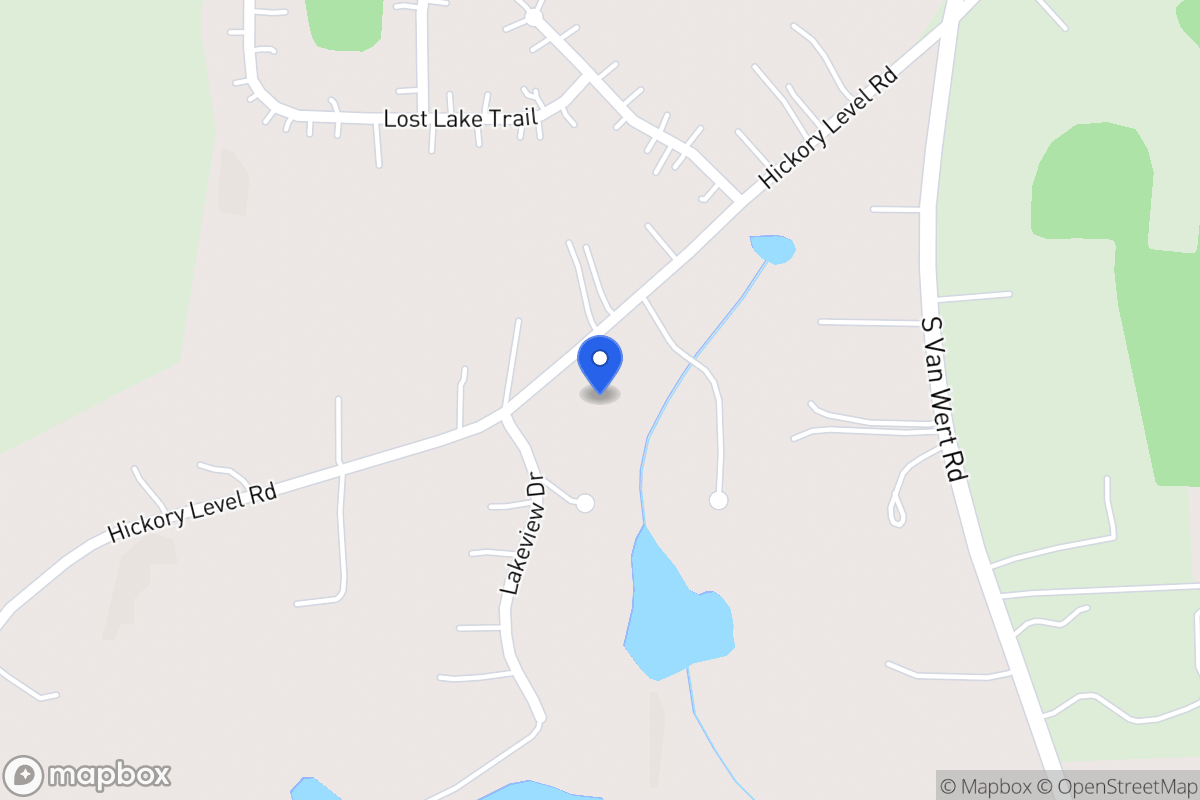 Map of 1560 Hickory Level Rd