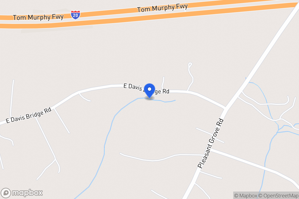 Map of 96 E Davis Bridge Rd
