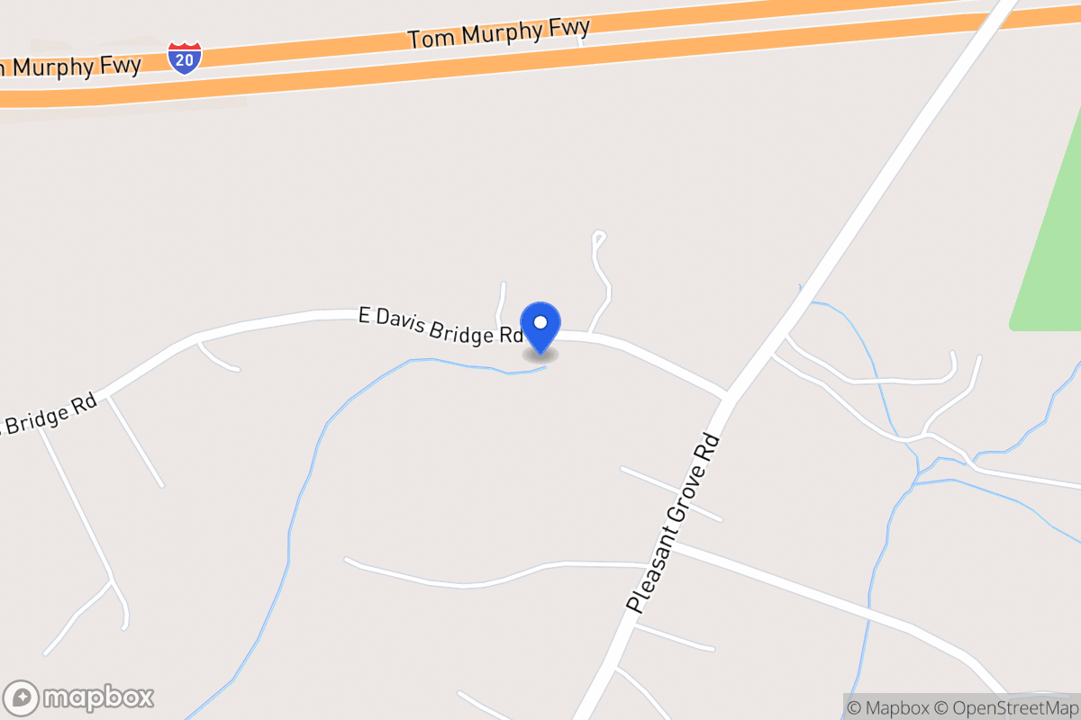 Map of 76 E Davis Bridge Rd