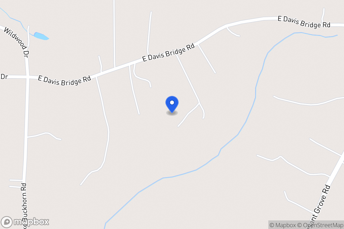 Map of 304 E Davis Bridge Rd