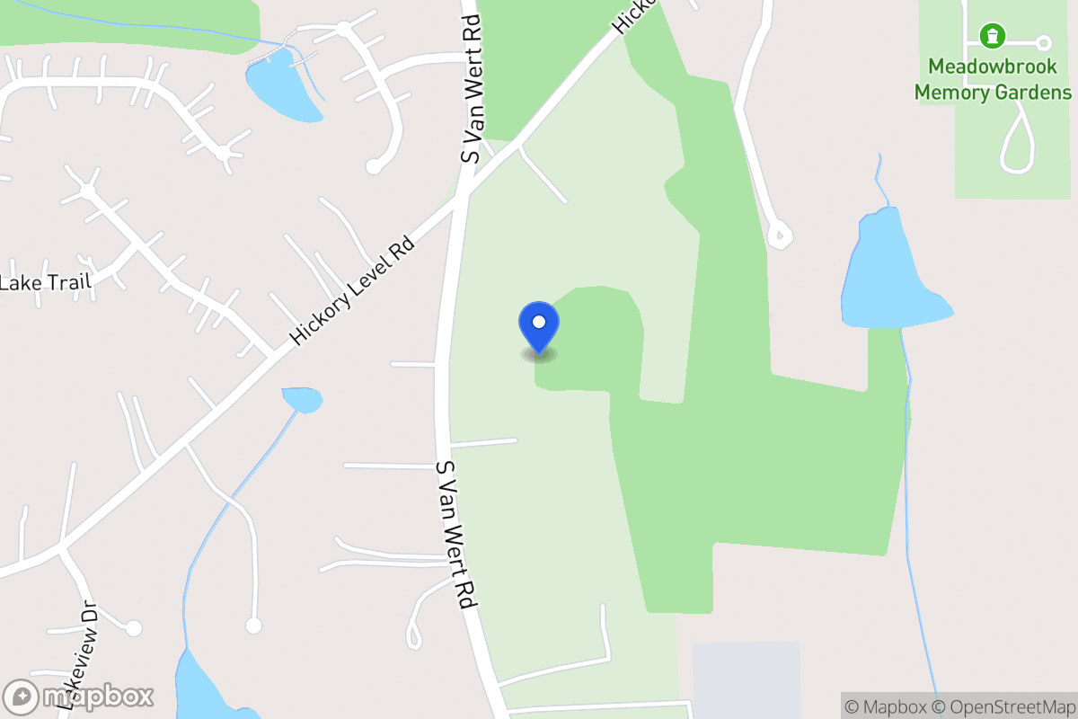 Map of 2144 S Van Wert Rd