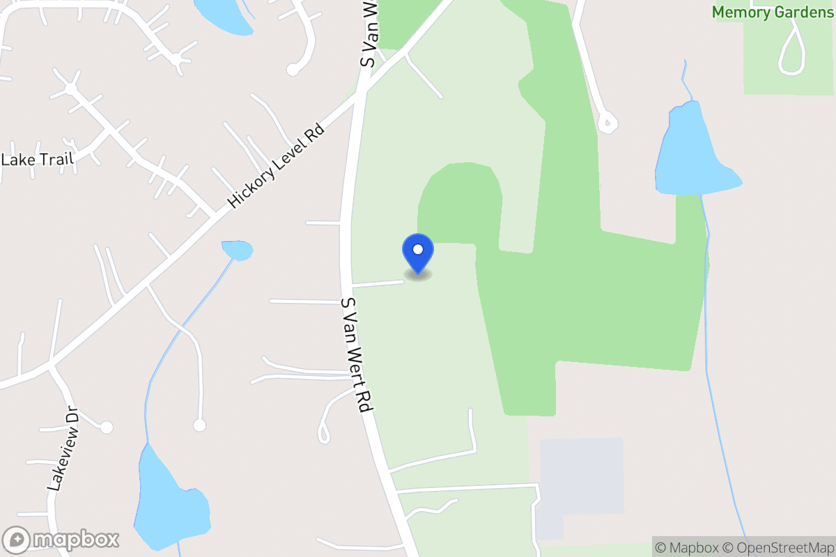 Map of 2176 S Van Wert Rd