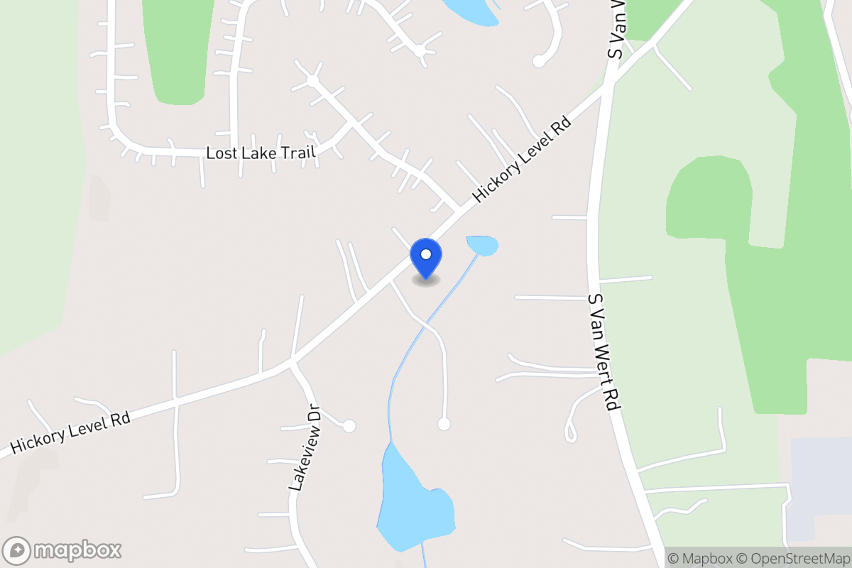 Map of 1506 Hickory Level Rd