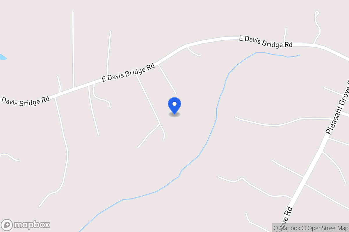 Map of 300 E Davis Bridge Rd