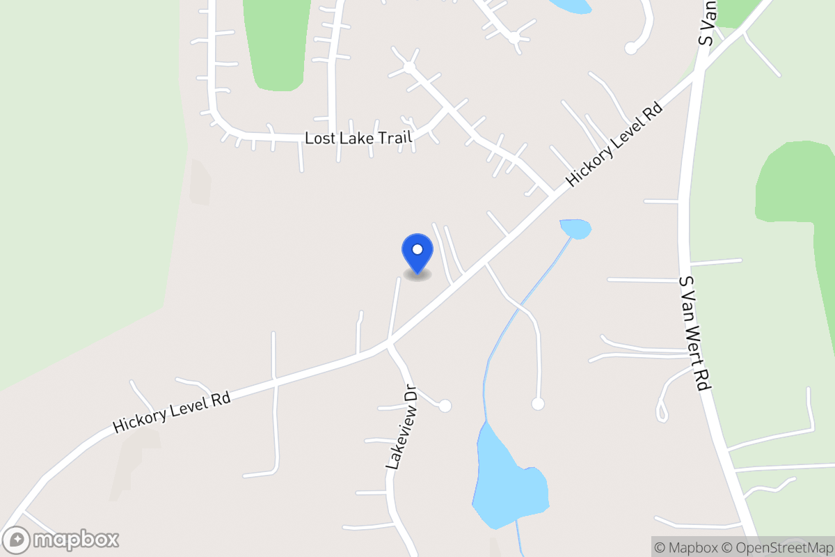 Map of 1551 Hickory Level Rd