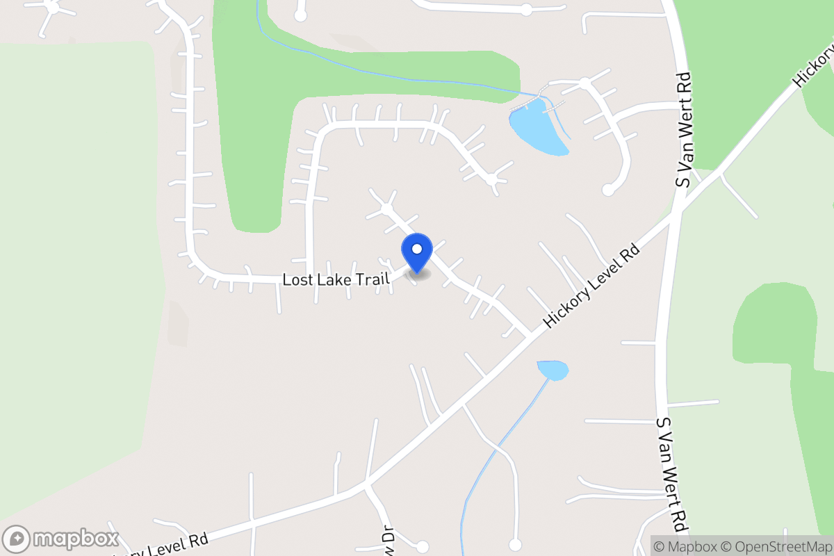 Map of 102 Lost Lake Trl