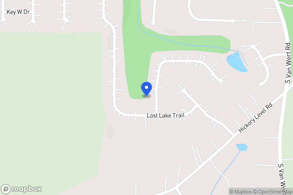 Map of 204 Lost Lake Way