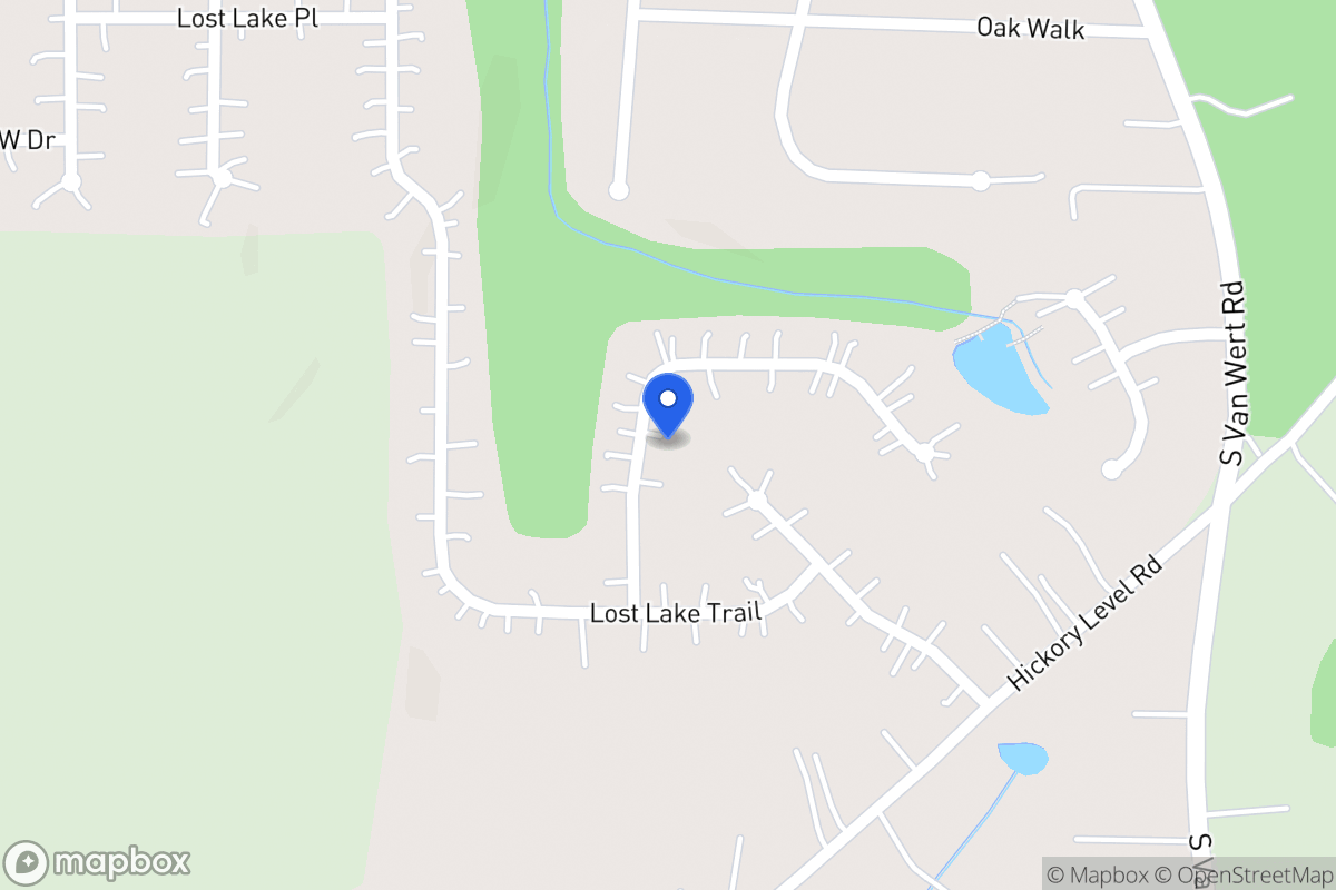 Map of 213 Lost Lake Way
