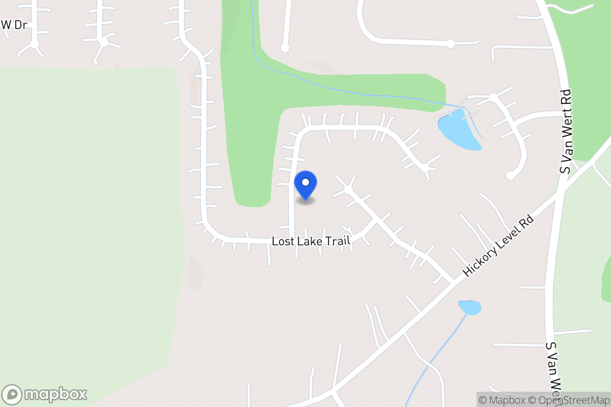 Map of 205 Lost Lake Way
